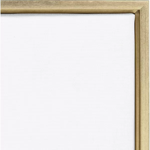 Kate and Laurel Sylvie Bubble Gum Bunny Framed Canvas Wall Art by Amy Peterson Art Studio 18x24 GrayGold