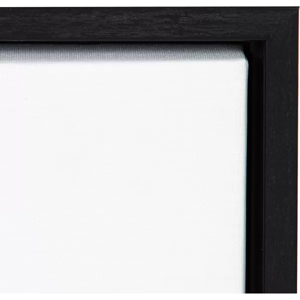 Kate and Laurel Sylvie Fresh Soap White Framed Canvas Wall Art by Maggie Price of Hunt and Gather Goods 18x24 Walnut Brown Decorative Vintage MidCentury Art for WallBlack