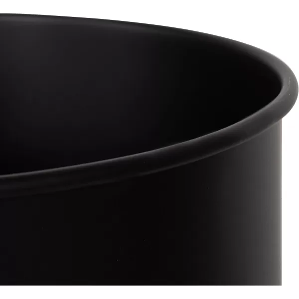 Kate and Laurel Volz Modern Indoor Planter Set of 2 Black Sophisticated Modern Home Decor for Storage and Display