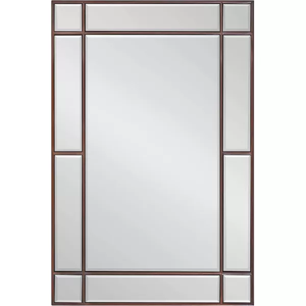 Kate and Laurel Westgate Transitional Wall Mirror 20 x 30 Bronze Sophisticated Rectangle Mirror for Wall DecorBronze