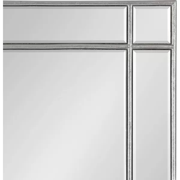 Kate and Laurel Westgate Transitional Wall Mirror 20 x 30 Bronze Sophisticated Rectangle Mirror for Wall DecorSilver