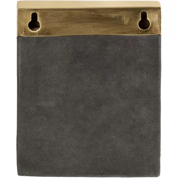 Kate and Laurel Zabler Modern Metal Wall Sconce 5 x 6 x 10 Gold Round Candle Holder with Removable Glass Cylinder for Flameless Candle Display in Bedroom or Bathroom