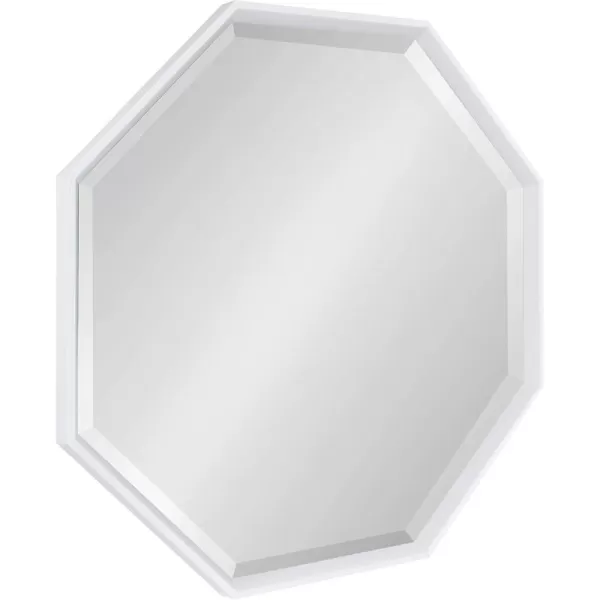 Kate and Laurel Calter Modern Large Octagon Frame Wall Mirror 315 x 315 GoldWhite