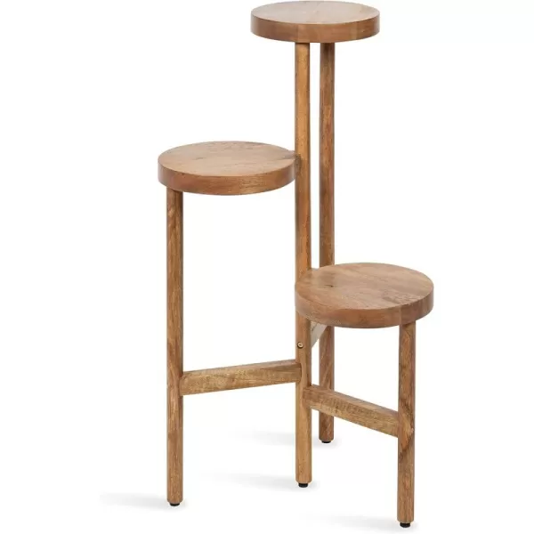Kate and Laurel Fitley Wooden Plant Stand 16x16x35 NaturalNatural