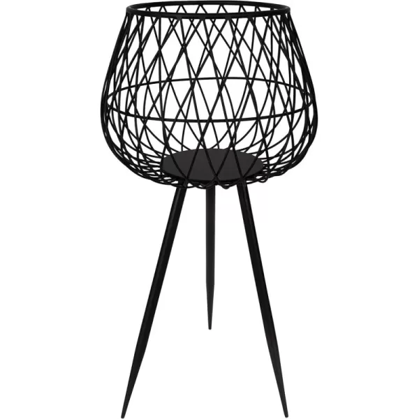 Kate and Laurel Jodette Modern Planter 13 x 13 x 24 Decorative Boho Freestanding Indoor Plant Stand