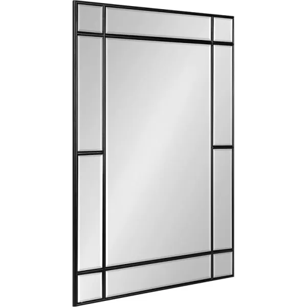 Kate and Laurel Westgate Transitional Wall Mirror 20 x 30 Bronze Sophisticated Rectangle Mirror for Wall DecorBlack