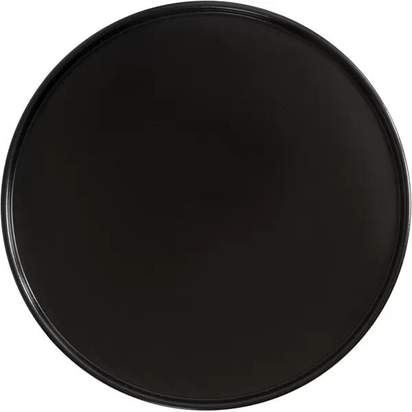 Kate and Laurel Frisk Modern Decorative Round Martini Use as Indoor Plant Stand or Outdoor Patio Accent Table 8x8x23 Black