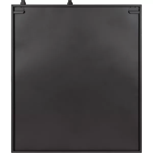 Kate and Laurel Samuels Rustic Decorative Wood and Metal Wall Cabinet 24 x 725 x 28 Charcoal and Rustic Brown Chic Wall Decor for Storage and Display