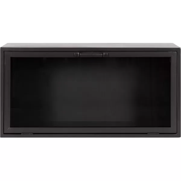 Kate and Laurel Trayce Decorative Modern Wall Cabinet 12 x 24 Gray Decorative Floating Storage Cabinet for Wall