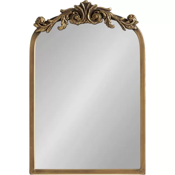 Kate and Laurel Arendahl Glam Table Mirror 12 x 18 Gold Traditional Chic Mirror for WallGold