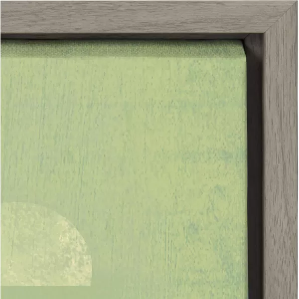 Kate and Laurel Sylvie Kraken Framed Canvas Wall Art by Amber Leaders Designs 18x24 Gray Adorable Baby Sea Creature Art for Wall