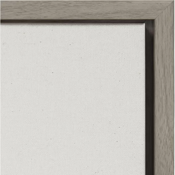 Kate and Laurel Sylvie Barn 2 Framed Linen Textured Canvas Wall Art by Patricia Shaw 18x24 Gray Rustic Farmhouse Art for Wall