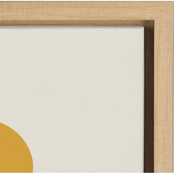 Kate and Laurel Sylvie Cow Framed Canvas Wall Art by Rachel Lee of My Dream Wall 23x33 Natural18x24