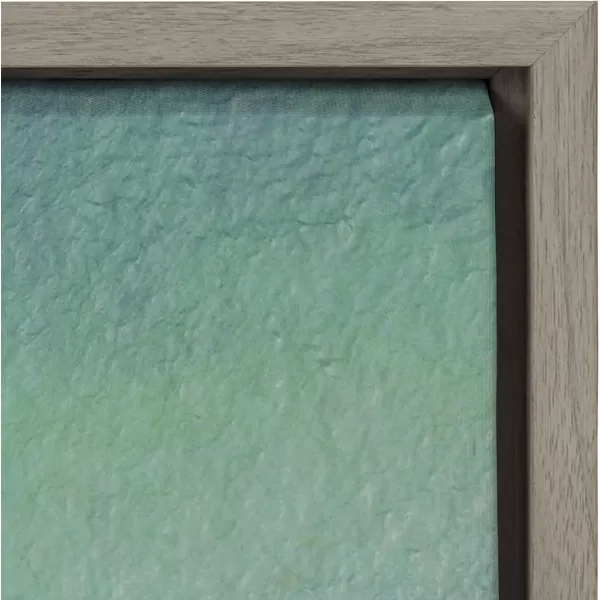 Kate and Laurel Sylvie Monterosso 12 Framed Canvas Wall Art by Rachel Dowd 23x33 Gray Relaxing Beach Art for Wall