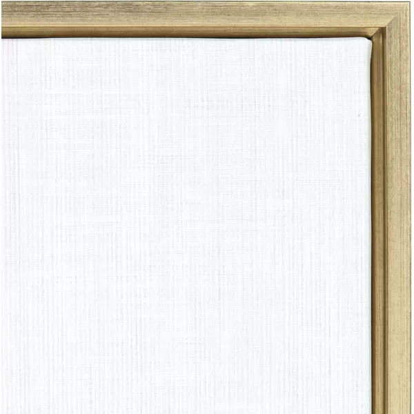 Kate and Laurel Sylvie Panda Animal Print Black and White Portrait Framed Canvas Wall Art by Simon Te Tai 18x24 GrayGold