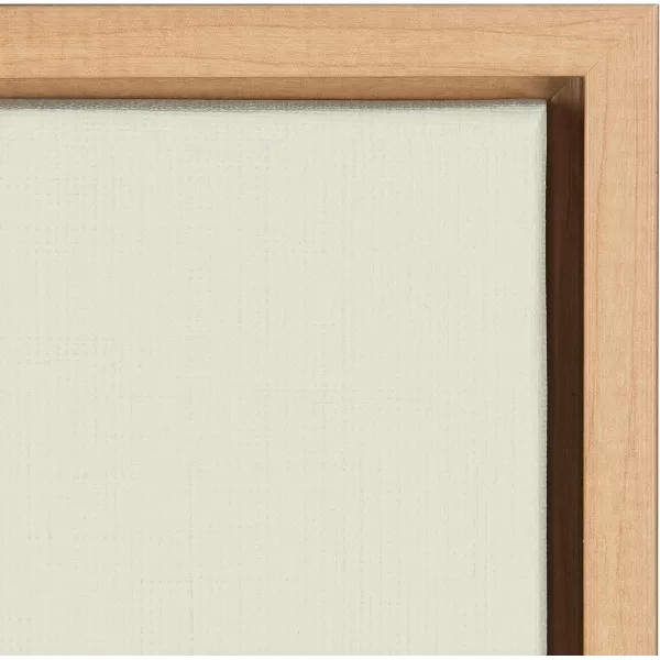 Kate and Laurel Sylvie Skate Dog Framed Canvas Wall Art by Rachel Lee of My Dream Wall 18x24 Natural Decorative Cute Dog Art for WallNatural