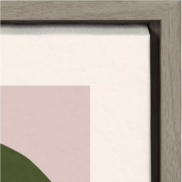 Kate and Laurel x Chay O Collaboration Travel Poster Hawaii Framed Canvas Wall Art 23x33 Gray Vintage Travel Art Print for Wall