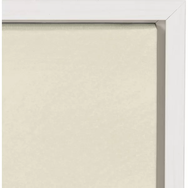 Kate and Laurel x Maja Tomljanovic Solitude Framed Canvas Wall Art 18x24 White Decorative Coastal Art for Wall
