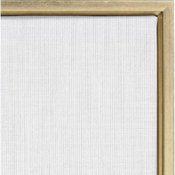 Kate and Laurel Sylvie Unicorn Color Framed Canvas Wall Art by Simon Te of Tai Prints 18x24 White Magical Animal Art for WallGold