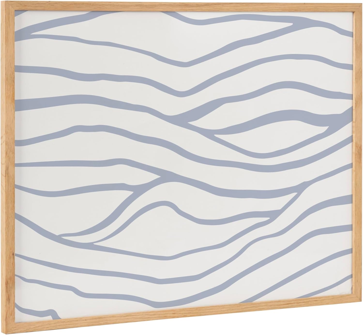 Kate and Laurel Abstract Coastal Blue Coral Framed Wall Art by The Creative Bunch Studio 12x16 Gold Modern Soft Beach Art for WallNatural  Waves
