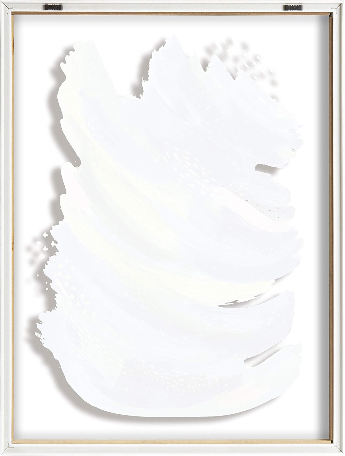 Kate and Laurel Blake Bright Abstract 2 Framed Printed Glass Wall Art by Jessi Raulet of Ettavee 18x24 Natural Colorful Abstract for Wall