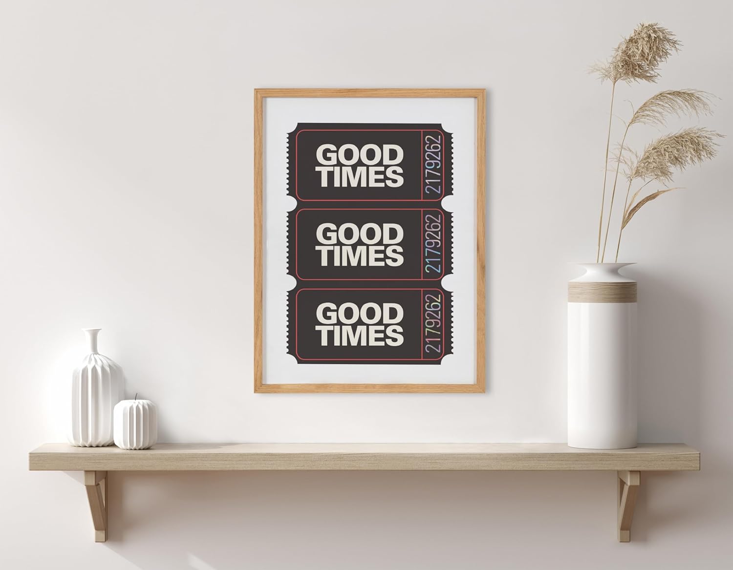 Kate and Laurel Coquette Preppy Retro Girly Red Pink Bow Cherries Framed Wall Art by The Creative Bunch Studio 12x16 Gold Cute Hair Bow Art for WallNatural  Good Times