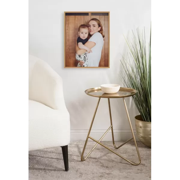 Kate and Laurel Custom Printed Framed Wall Art 20x16 Gold Personalized Wall Print with Your Photos for Bedroom or Living Room Gallery Wall Decor  Customizable Photo PrintsGold