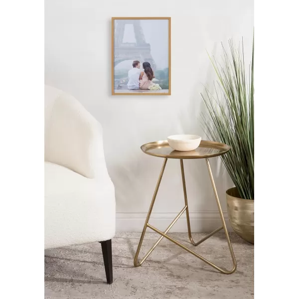 Kate and Laurel Custom Printed Framed Wall Art 20x16 Gold Personalized Wall Print with Your Photos for Bedroom or Living Room Gallery Wall Decor  Customizable Photo PrintsGold