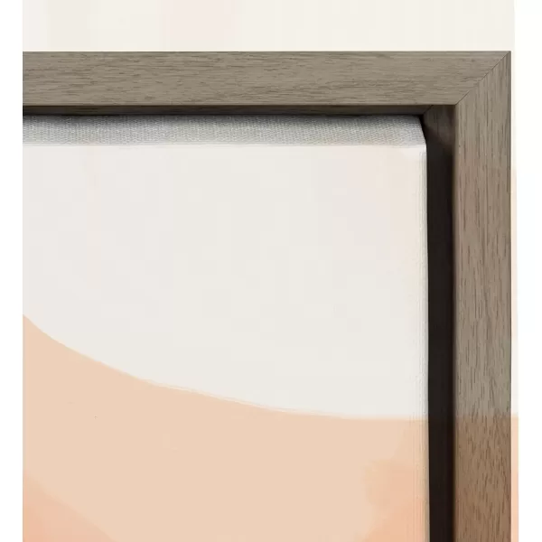 Kate and Laurel Sylvie Sunrise over Marrakesh Framed Canvas Wall Art by Kate Aurelia Holloway 23x33 Natural Decorative Boho Chic Art Print for WallGray
