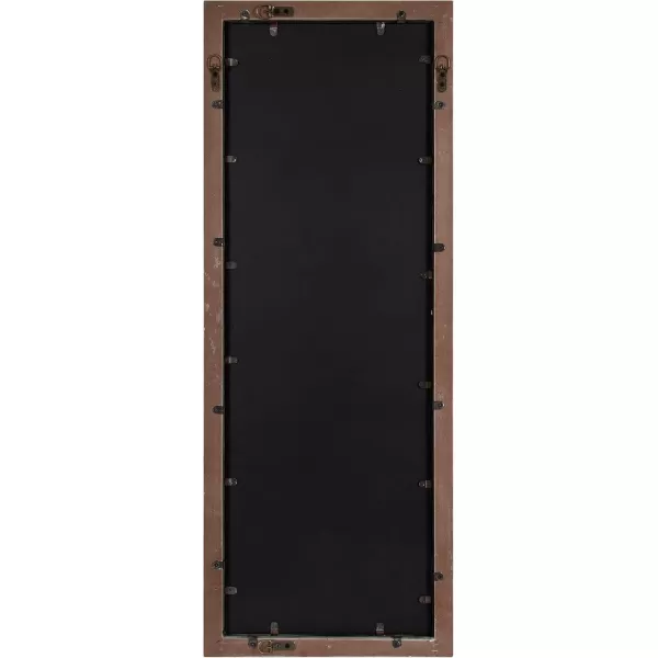 Kate and Laurel Bakersfield Farmhouse Wall Mirror 16 x 42 Gray Traditional Full Length Mirrors for WallGrey