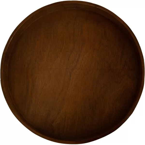 Kate and Laurel Bellport Farmhouse Round Drink Table 10 x 10 x 22 Natural Rustic Decorative Coastal Martini Table for Use as Charming Indoor Plant Stand or Living Room Pedestal TableRustic Brown