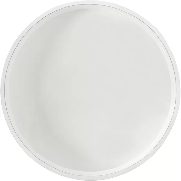Kate and Laurel Bellport Farmhouse Round Drink Table 10 x 10 x 22 Natural Rustic Decorative Coastal Martini Table for Use as Charming Indoor Plant Stand or Living Room Pedestal TableWhite