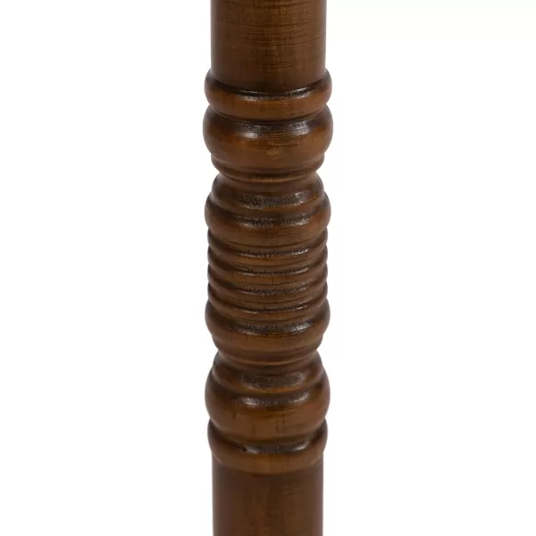 Kate and Laurel Bellport Farmhouse Round Drink Table 10 x 10 x 22 Natural Rustic Decorative Coastal Martini Table for Use as Charming Indoor Plant Stand or Living Room Pedestal TableRustic Brown