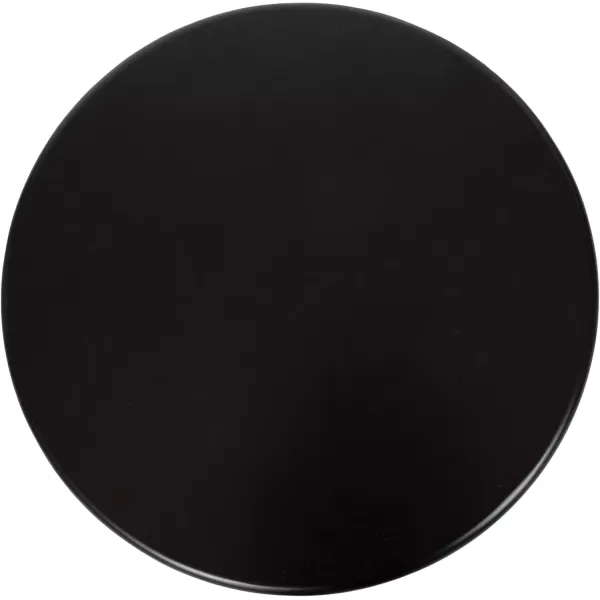 Kate and Laurel Erys MidCentury Modern Round Side Table 16 x 16 x 20 Dark Brown Transitional Wood End Table for Use as Bedroom Nightstand or Living Room Accent TableBlack