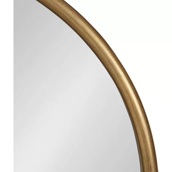 imageKate and Laurel Estero Modern Arched Mirror with Shelf 20 x 28 Gold Transitional Arch Mirror for WallGold
