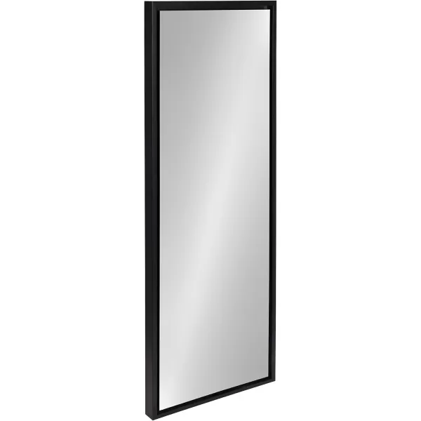 Kate and Laurel Evans Framed Wall Panel Mirror 16x48 GoldBlack