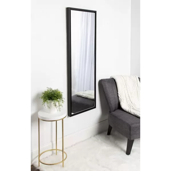 Kate and Laurel Evans Framed Wall Panel Mirror 16x48 GoldBlack