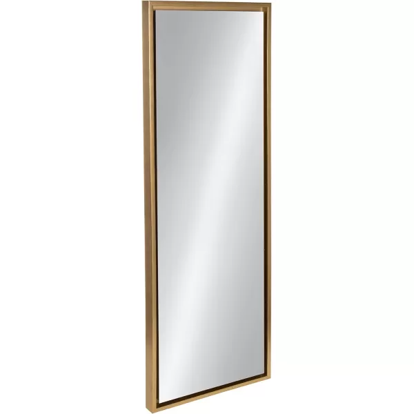 Kate and Laurel Evans Framed Wall Panel Mirror 16x48 GoldGold