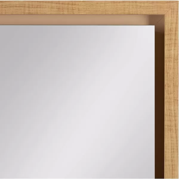 Kate and Laurel Evans Framed Wall Panel Mirror 16x48 GoldNatural