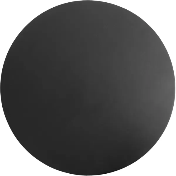 Kate and Laurel Faiza Modern Wooden Round Side Table 18 x 18 x 20 Black Transitional Wood End Table for Use as Bedroom Nightstand or Living Room Accent TableBlack