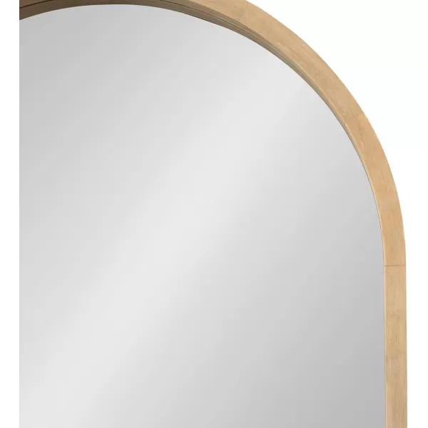 imageKate and Laurel Hutton MidCentury Modern Farmhouse Arch Mirror 24quot x 36quot Walnut Brown FinishNatural