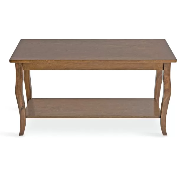 Kate and Laurel Lillian Transitional Bench 36quot x 145quot x 20quot Rustic Brown Wood Bench with Shelf for Storage and Display