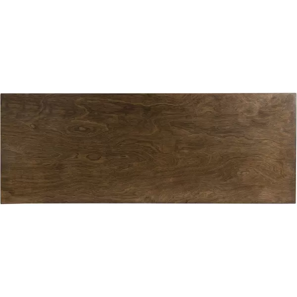 Kate and Laurel Lillian Transitional Bench 36quot x 145quot x 20quot Rustic Brown Wood Bench with Shelf for Storage and Display