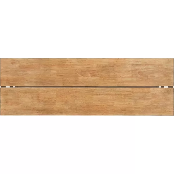 Kate and Laurel Samuels Wood Bench 42x14x20 Rustic BrownBlack