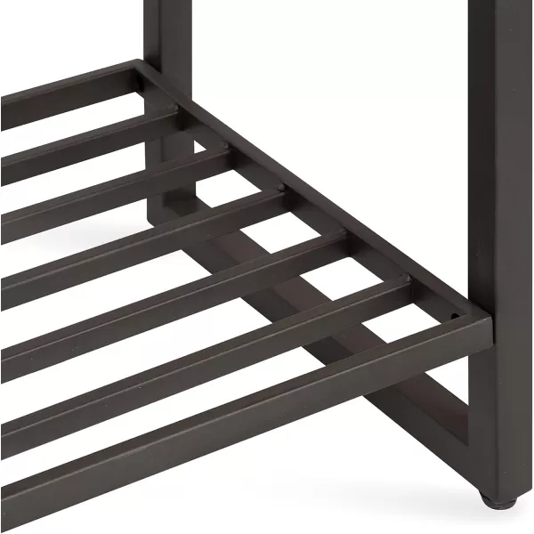Kate and Laurel Samuels Wood Bench 42x14x20 Rustic BrownBlack