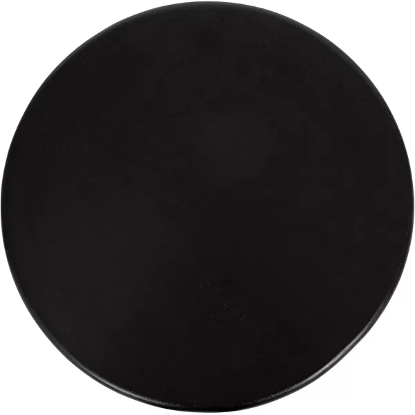 Kate and Laurel Seebeck Modern Wooden Round Side Table 14 x 14 x 20 Black Transitional Wood End Table for Use as Bedroom Nightstand or Living Room Accent TableBlack