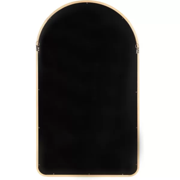 imageKate and Laurel Talma Boho Tall Arched Wall Mirror 20 x 36 Natural Modern Arch Mirror with Solid Poplar Wood Frame and Rounded Frame ProfileNatural