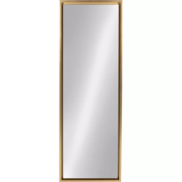 Kate and Laurel Evans Framed Wall Panel Mirror 16x48 GoldGold