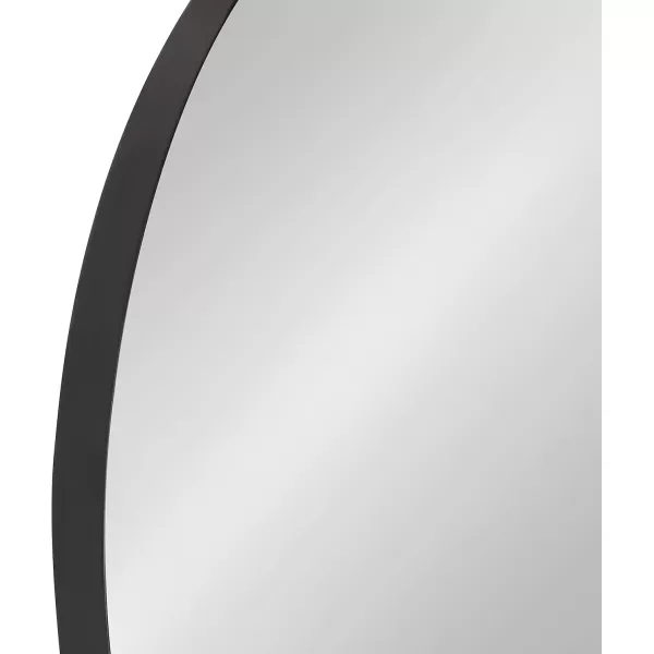 imageKate and Laurel Rollo Midcentury Capsule Wall Mirror 16 x 48 Gold Decorative Full Length Oval Mirror for WallBlack