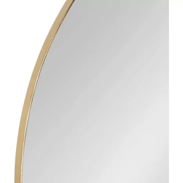 imageKate and Laurel Rollo Midcentury Capsule Wall Mirror 16 x 48 Gold Decorative Full Length Oval Mirror for WallGold